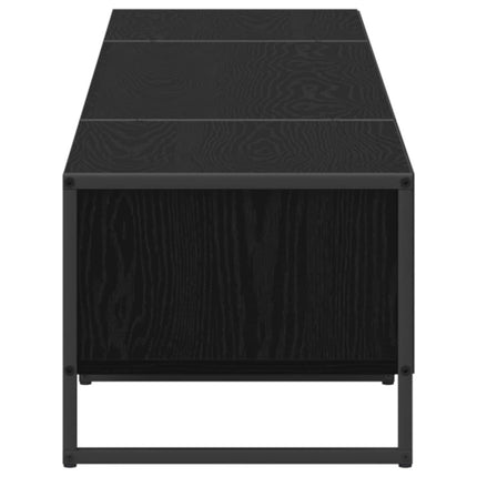 TV-skåp Svart Ek 170.5 x 36 x 30.5 cm Konstruerat trä