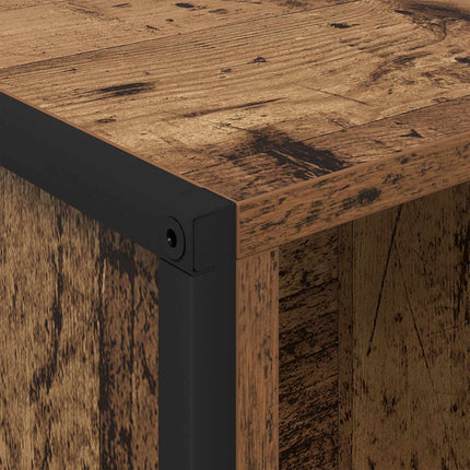 Bokskåp Gammalt trä 99.5 x 30 x 108.5 cm Konstruerat trä