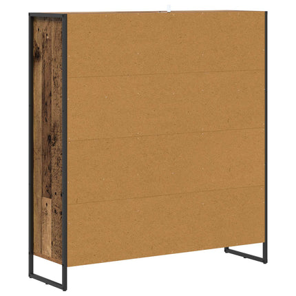 Bokskåp 99.5 x 30 x 108.5 cm Konstruerat trä Gammalt trä
