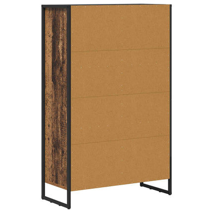 Bokskåp Gammalt trä 99.5 x 30 x 108.5 cm Konstruerat trä