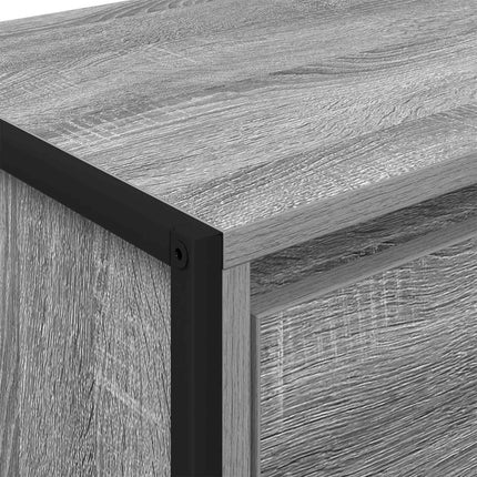 Sideboard med låda Grå Sonoma 42 x 36 x 75.5 cm Konstruerat trä