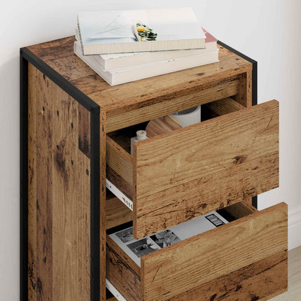 Sideboard Gammalt trä 42 x 36 x 75.5 cm Konstruerat trä