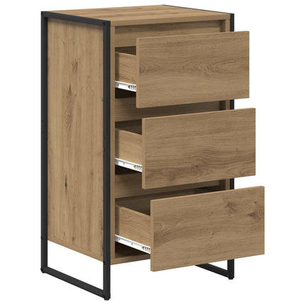 Sideboard med låda Artisan Ek 42 x 36 x 75.5 cm Konstruerat trä