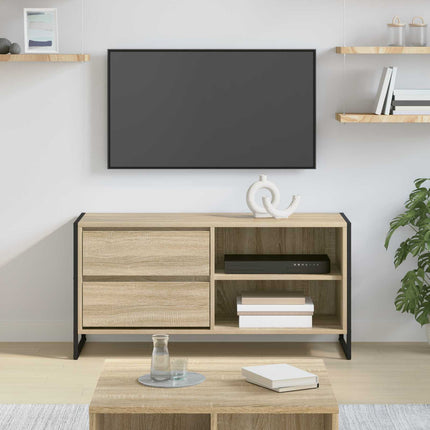 TV-skåp med låda Sonoma 100 x 36 x 49,5 cm Konstruerat trä