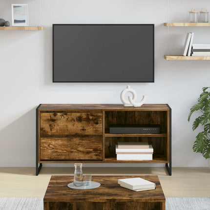 TV-skåp med låda Rökek 100 x 36 x 49,5 cm Konstruerat trä