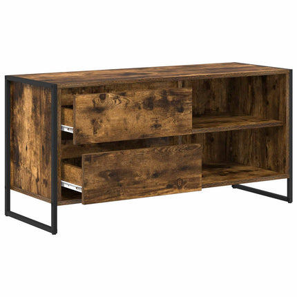 TV-skåp med låda Rökek 100 x 36 x 49,5 cm Konstruerat trä