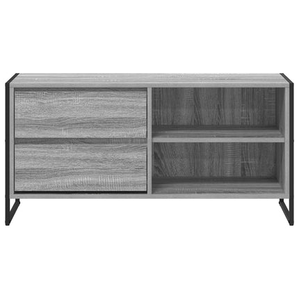 TV-skåp 100 x 36 x 49,5 cm Grå Sonoma Konstruerat trä