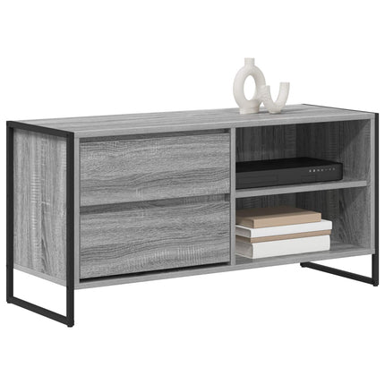 TV-skåp 100 x 36 x 49,5 cm Grå Sonoma Konstruerat trä