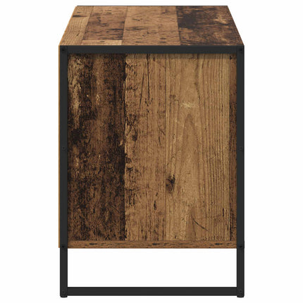 TV-skåp med låda Gammalt trä 100 x 36 x 49,5 cm Konstruerat trä
