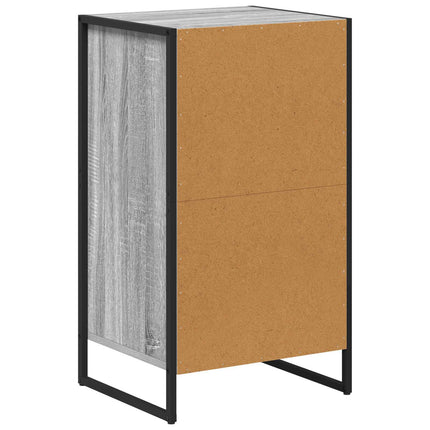 Sideboard med låda Grå Sonoma 43 x 36 x 75,5 cm Konstruerat trä