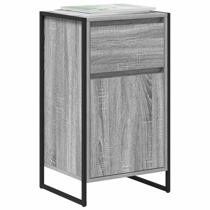 Sideboard med låda Grå Sonoma 43 x 36 x 75,5 cm Konstruerat trä
