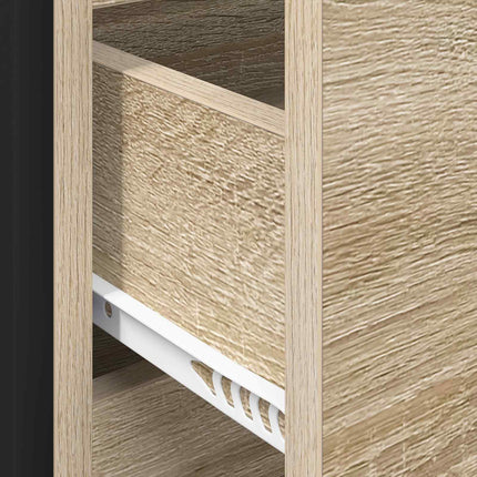 Sideboard med låda Sonoma 79 x 36 x 75.5 cm Konstruerat trä