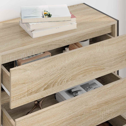 Sideboard med låda Sonoma 79 x 36 x 75.5 cm Konstruerat trä
