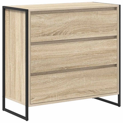 Sideboard med låda Sonoma 79 x 36 x 75.5 cm Konstruerat trä