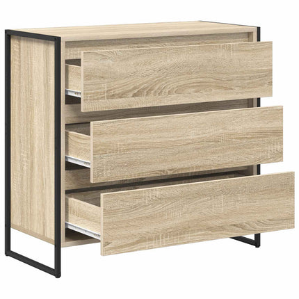 Sideboard med låda Sonoma 79 x 36 x 75.5 cm Konstruerat trä