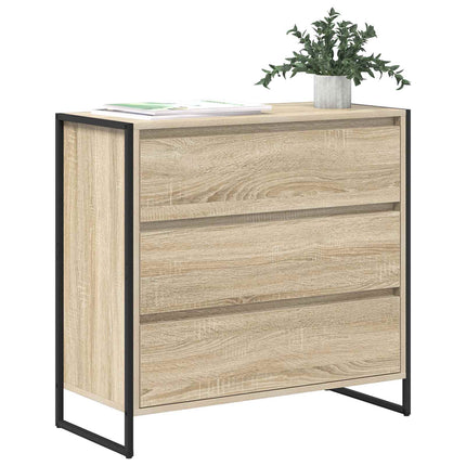 Sideboard med låda Sonoma 79 x 36 x 75.5 cm Konstruerat trä