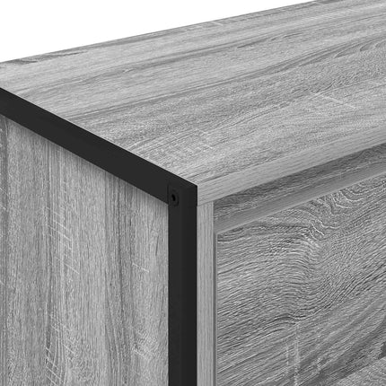 Sideboard med låda Grå Sonoma 79 x 36 x 75.5 cm Konstruerat trä