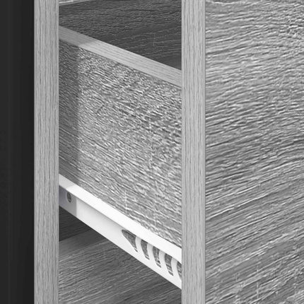 Sideboard med låda Grå Sonoma 79 x 36 x 75.5 cm Konstruerat trä