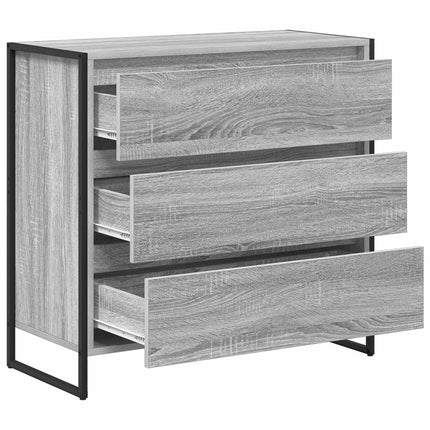 Sideboard Grå Sonoma 79 x 36 x 75.5 cm Konstruerat trä