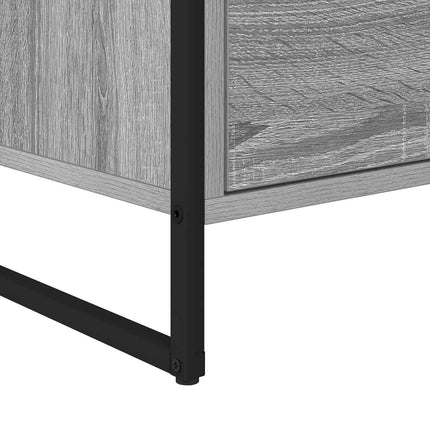 Sidokabinett Grå Sonoma 79 x 36 x 75 cm Konstruerat trä