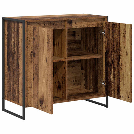 Sidokabinett Gammalt trä 79 x 36 x 75 cm Konstruerat trä