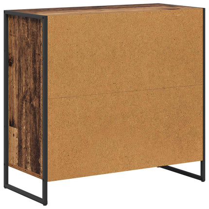 Sidokabinett Gammalt trä 79 x 36 x 75 cm Konstruerat trä