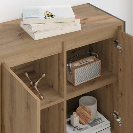 Sidokabinett Artisan Ek 79 x 36 x 75 cm Konstruerat trä
