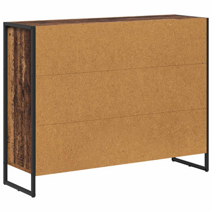 Sidokabinett Gammalt trä 96,5 x 30 x 75 cm Konstruerat trä