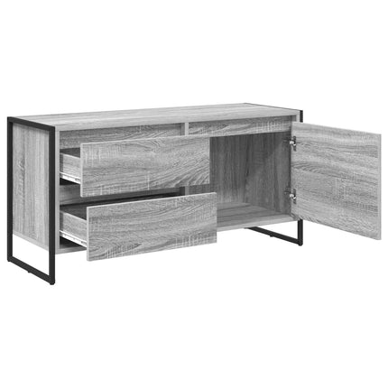 TV-skåp med låda Grå Sonoma 100 x 36 x 49.5 cm Konstruerat trä