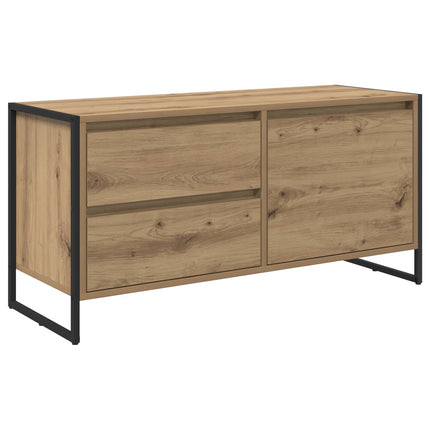 TV-skåp med låda Artisan Ek 100 x 36 x 49.5 cm Konstruerat trä