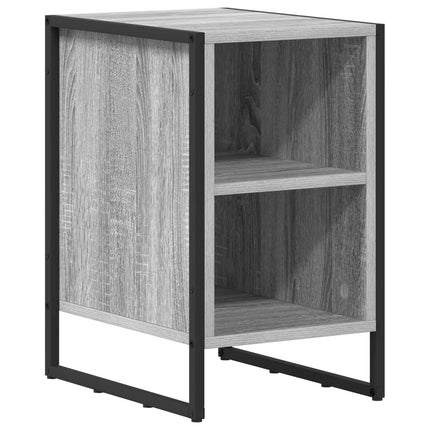 Sängbord 2 pcs Grå Sonoma 39.5 x 30 x 50 cm Konstruerat trä