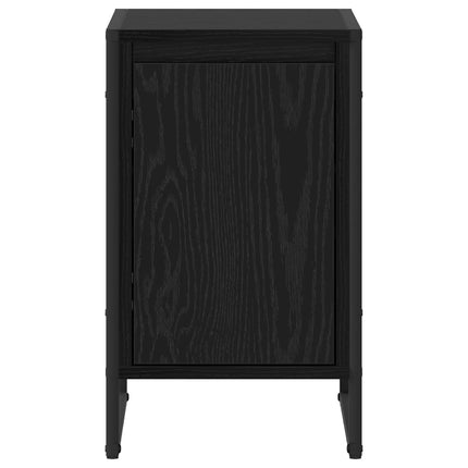 Sängbord Svart Ek 39,5 x 30 x 50 cm Konstruerat trä