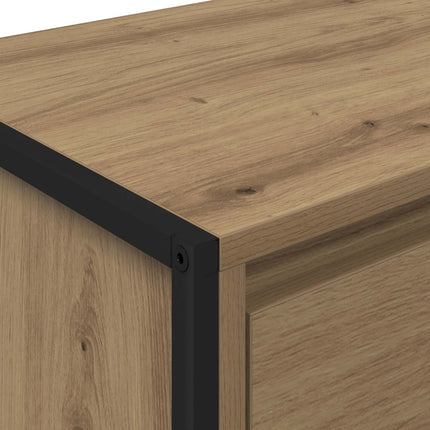Sängbord 2 pcs Artisan Ek 39,5 x 30 x 50 cm Konstruerat trä