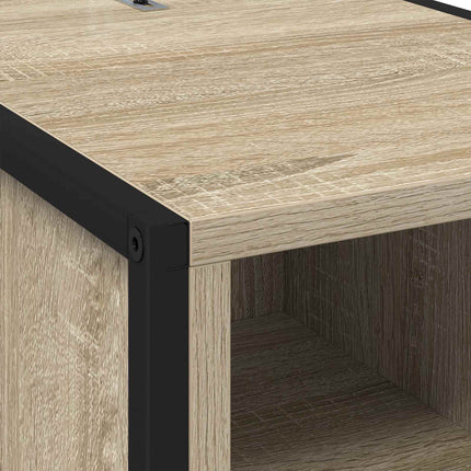 Sängbord 2 pcs Sonoma 39,5 x 30 x 50 cm Konstruerat trä