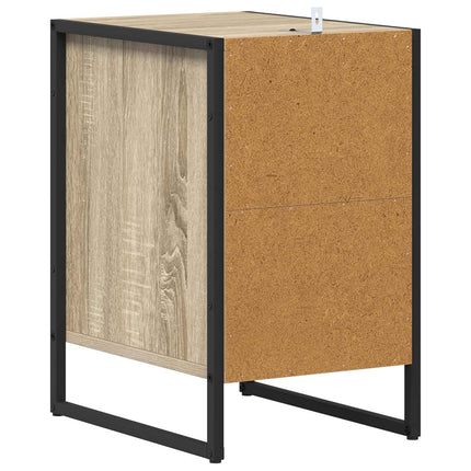Sängbord 2 pcs Sonoma 39,5 x 30 x 50 cm Konstruerat trä