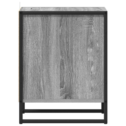 Sängbord 2 pcs Grå Sonoma 39,5 x 30 x 50 cm Konstruerat trä