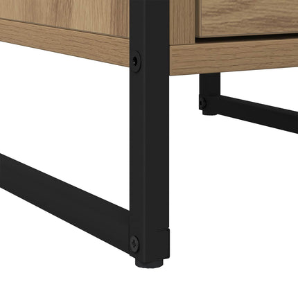 Sängbord 2 pcs Artisan Ek 39,5 x 30 x 50 cm Konstruerat trä