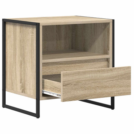 Sängbord 2 pcs Sonoma 50 x 39,5 x 50 cm Konstruerat trä