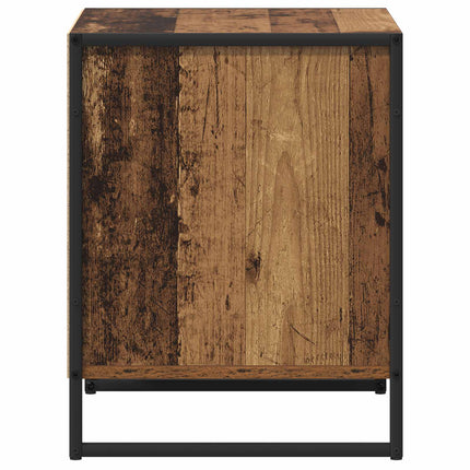 Sängbord 2 st Gammalt trä 50 x 39,5 x 50 cm Konstruerat trä