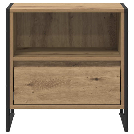 Sängbord med låda Artisan Ek 50 x 39,5 x 50 cm Konstruerat trä