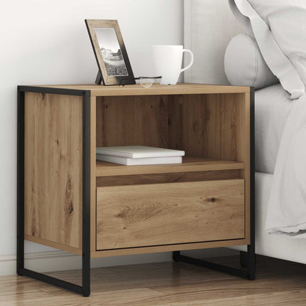 Sängbord 2 pcs Artisan Ek 50 x 39,5 x 50 cm Konstruerat trä