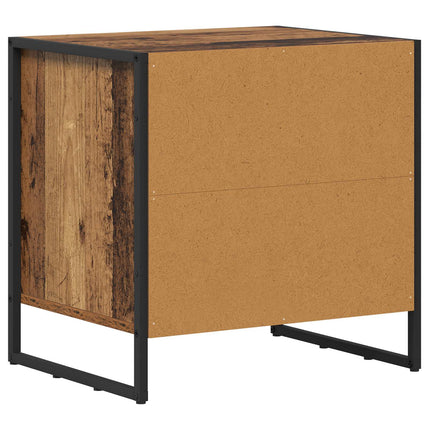 Sängbord 2 pcs Gammalt trä 50 x 39,5 x 50 cm Konstruerat trä