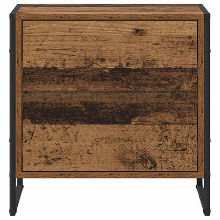 Sängbord 2 pcs Gammalt trä 50 x 39,5 x 50 cm Konstruerat trä
