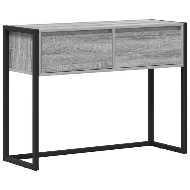 Sidobord Grå Sonoma 100 x 36 x 75 cm Konstruerat trä