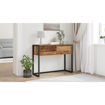 Sidobord Gammalt trä 100 x 36 x 75 cm Konstruerat trä