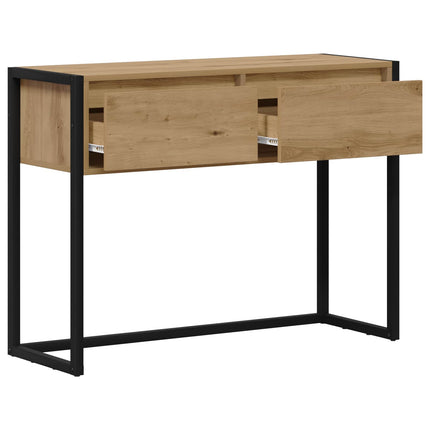 Sidobord med låda Artisan Ek 100 x 36 x 75 cm Konstruerat trä
