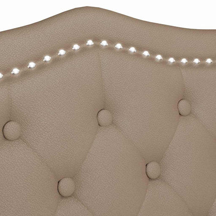 Chesterfield Bänk Cappuccino 120,5 x 65 x 75 cm Konstläder