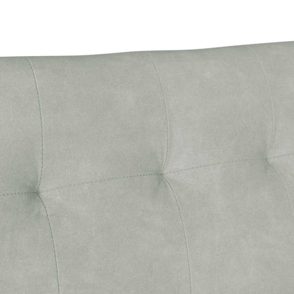 Chesterfield Bänk Ljusgrå 112 x 65,5 x 75 cm Sammet