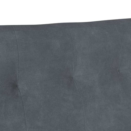 Chesterfield Bänk Mörkgrå 112 x 65,5 x 75 cm Sammet