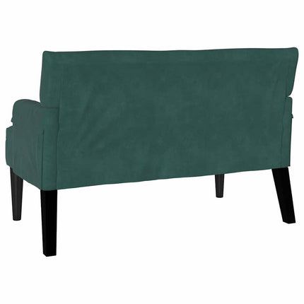 Chesterfield Bänk Mörkgrön 112 x 65,5 x 75 cm Sammet